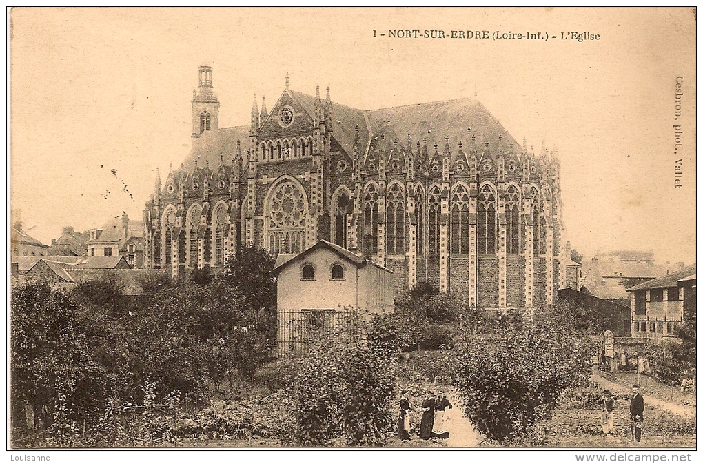 13 / 8 /  236  - NORT-SUR-ERDRE  - L'ÉGLISE - Nort Sur Erdre