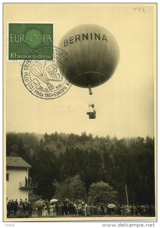 Triberg :  Luchtballon - Balloon - Ballon L'air   -   Format  14.5  X  10  Cm   ( 2  Scans )  Real EUROPA Stamp - Autres & Non Classés