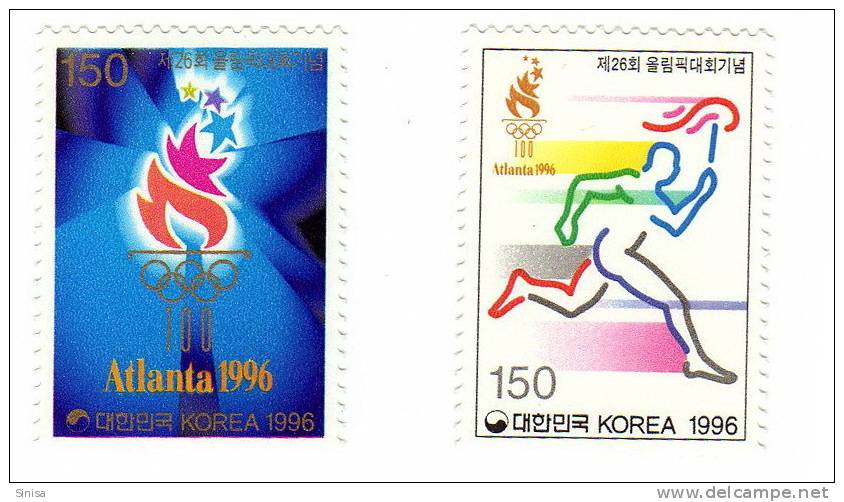 South Korea / Olympic Games Atlanta 1996 - Estate 1996: Atlanta