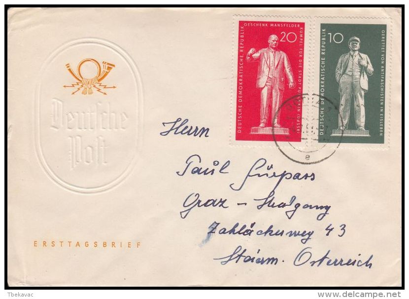 Germany GDR, 1960 Cover Gotha To Graz - Briefe U. Dokumente