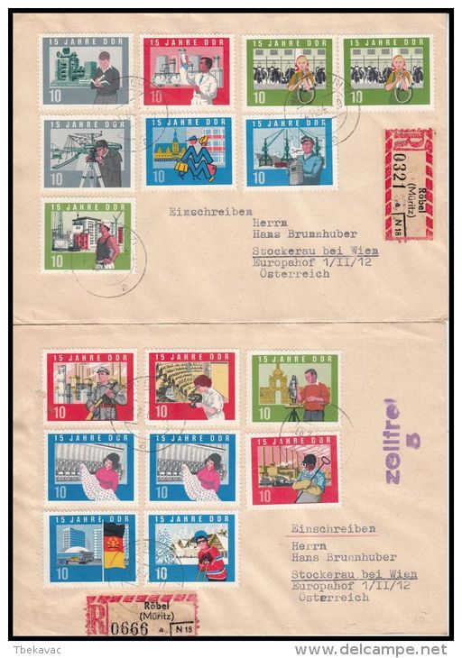 Germany GDR 1965, Cover Robel To Stockerau - Covers & Documents