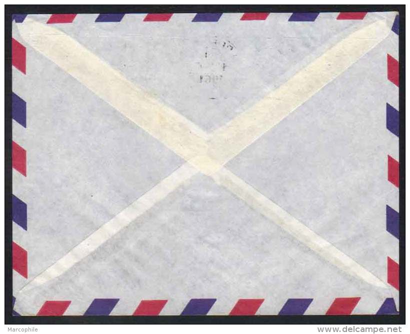 POLYNESIE - PAPEETE - TAHITI  / 1961 - PA # 1 SUR LETTRE AVION POUR STRASBOURG (ref 4753) - Lettres & Documents