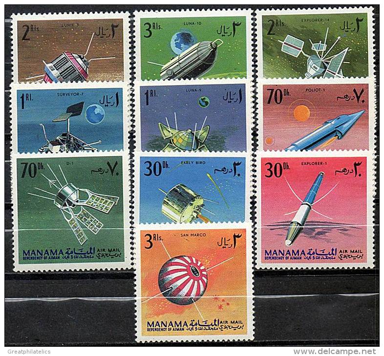 MANAMA / UAE = SPACE SATELITES MNH - Collections