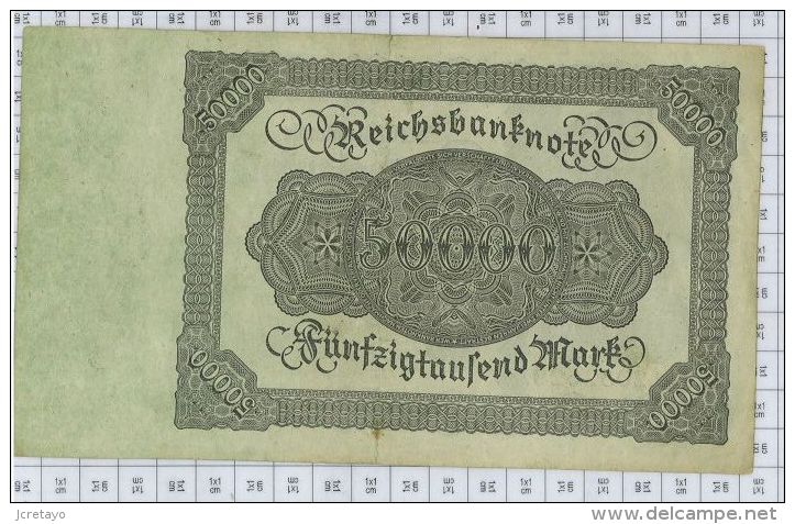 Reichsbanknote 50000, état SUP - 50000 Mark