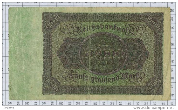 Reichsbanknote 50000, état TTB - 50000 Mark