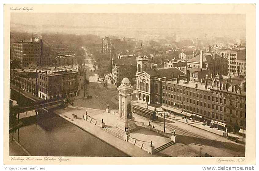 210227-New York, Syracuse, Union Square Looking West, Rudolph Bros - Syracuse