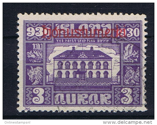 Iceland 1930 Dienst  , Mi 44   Used - Servizio