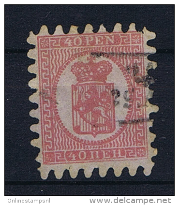 Finland: 1866 Mi 9 B  Used - Oblitérés