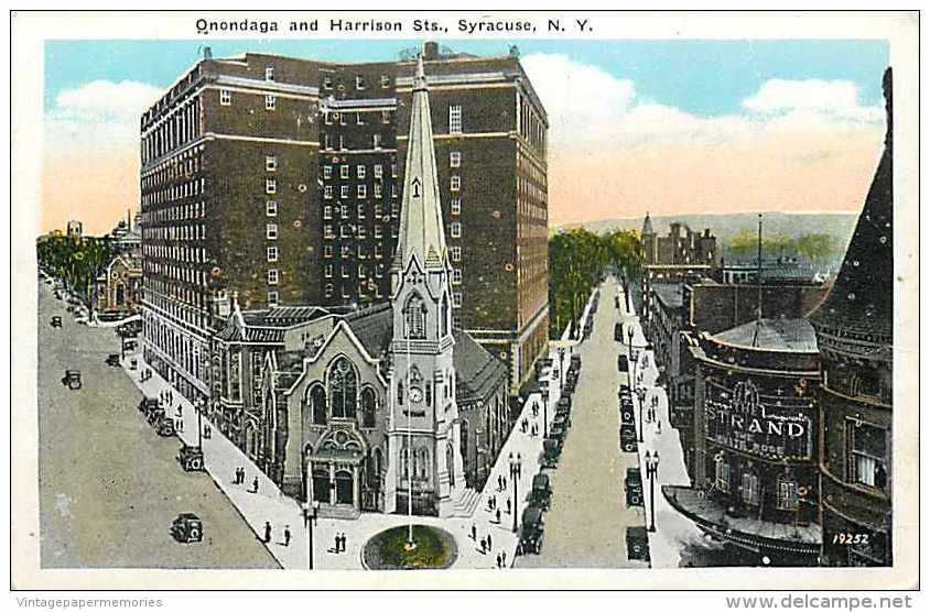 210235-New York, Syracuse, Onondaga & Harrison Streets, Wm Jubb No 19252 - Syracuse