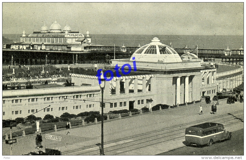 OLD REAL PHOTO GRANGE BLACKPOOL ENGLAND UK CARTE POSTALE  POSTCARD BUS - Blackpool