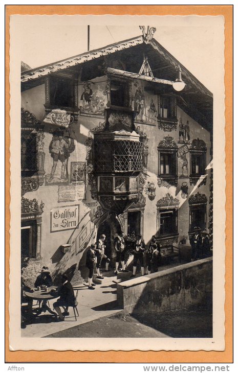 Gasthaus Stern In Oetz Old Postcard - Oetz