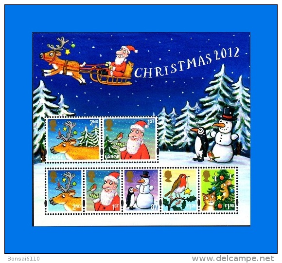 GB 2012-0012, Christmas 2012, MNH MS - Blocs-feuillets