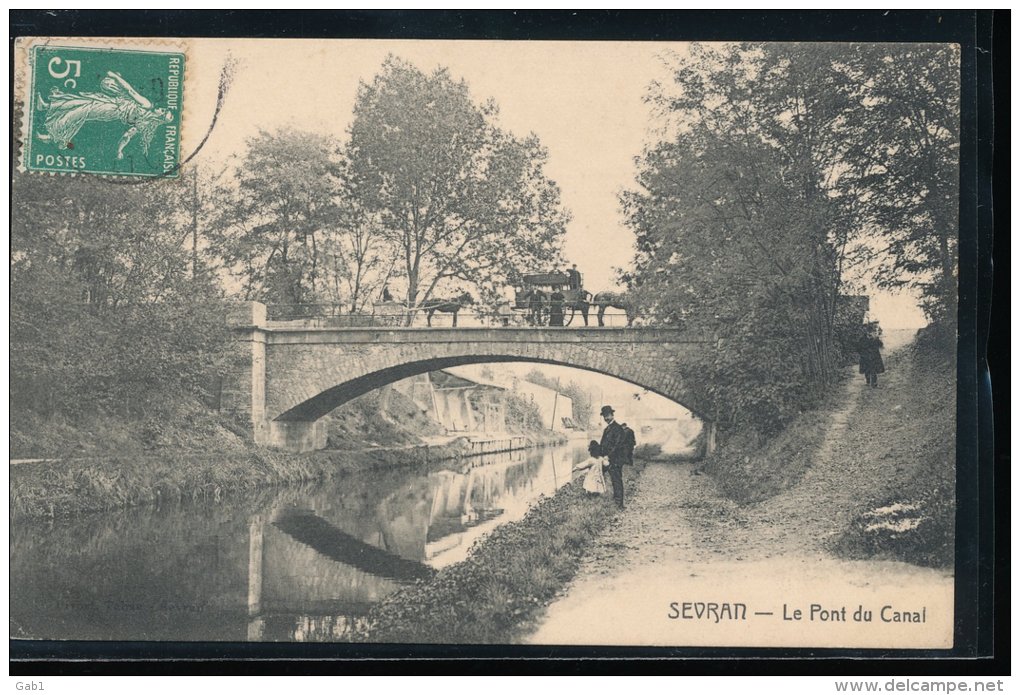93 -- Sevran -- Le Pont Du Canal - Sevran