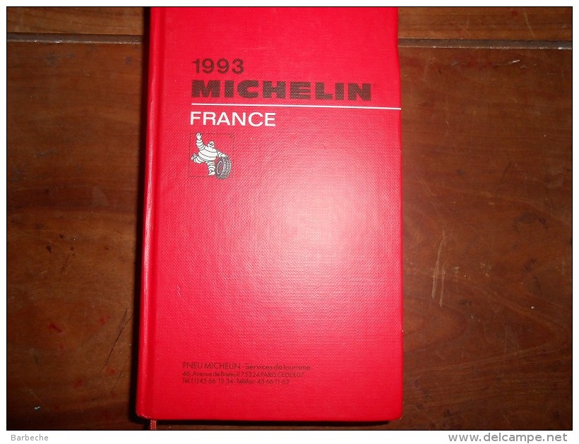 GUIDE MICHELIN FRANCE 1993 - Michelin (guides)