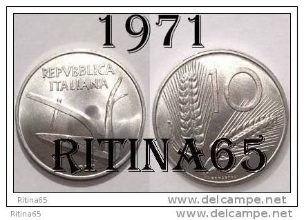 !!! LIRE 10 1971 FDC " SPIGHE " ITALIA !!! - 10 Lire