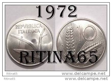 !!! LIRE 10 1972 FDC " SPIGHE " ITALIA !!! - 10 Lire