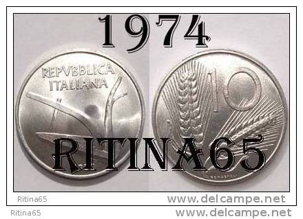 !!! LIRE 10 1974 FDC " SPIGHE " ITALIA !!! - 10 Lire