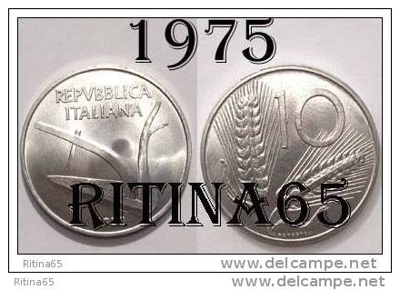 !!! LIRE 10 1975 FDC " SPIGHE " ITALIA !!! - 10 Lire