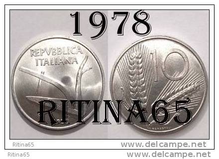 !!! LIRE 10 1978 FDC " SPIGHE " ITALIA !!! - 10 Liras