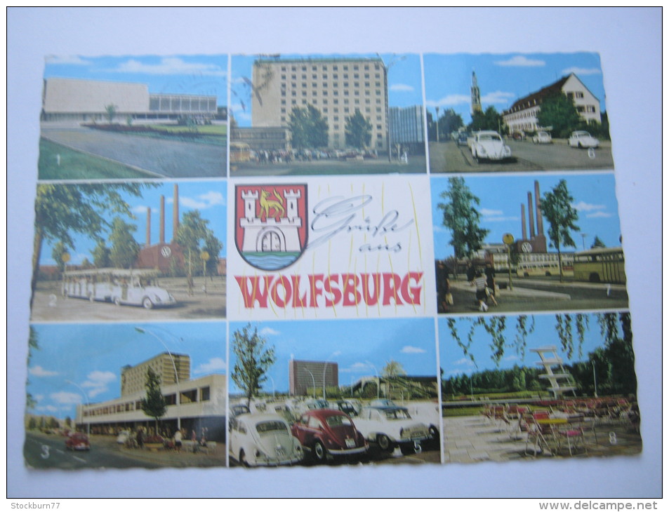 WOLFSBURG, VW, Karte  Um 1970 - Wolfsburg
