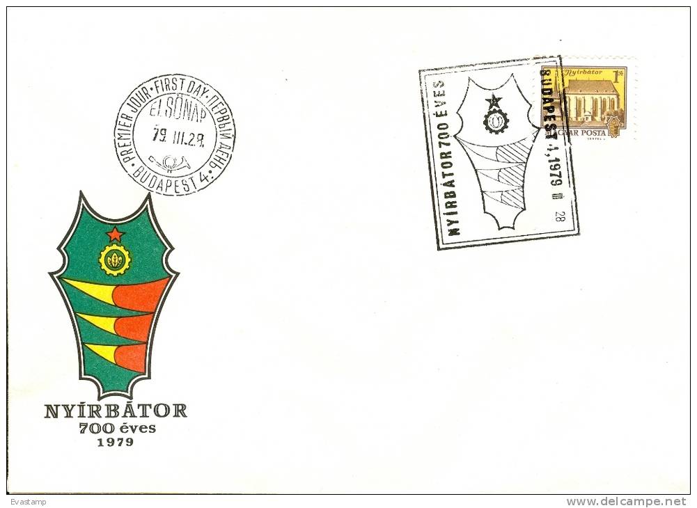 HUNGARY - 1979.FDC - Calvinist Church Nyírbátor - FDC