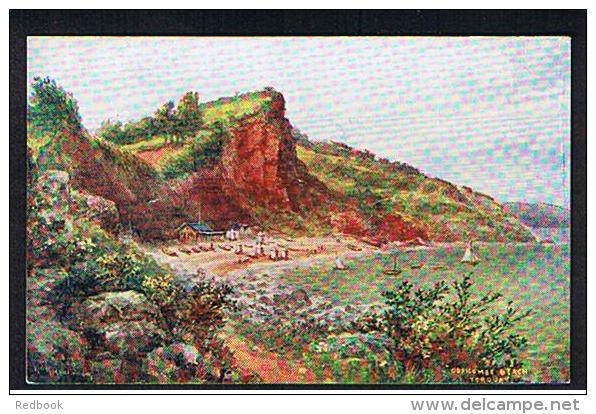 RB 940 - J. Salmon Postcard - Oddicombe Beach Near Torquay Devon - Artist W.W. Quatremain - Torquay