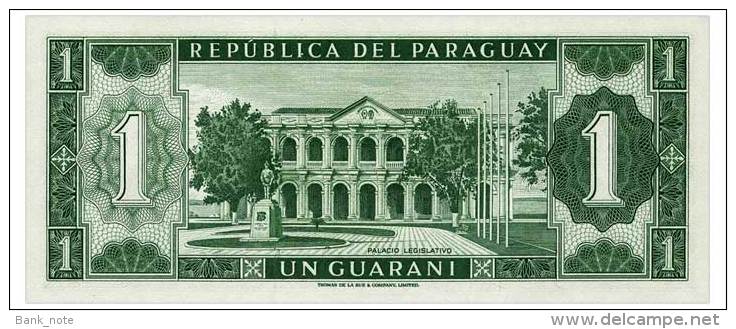 PARAGUAY 1 GUARANI 1952 Pick 193a Unc - Paraguay