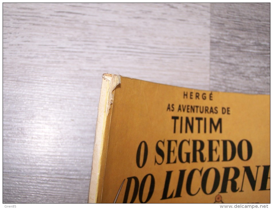 @ BANDE DESSINEE BD HERGE, AS AVENTURAS DE TINTIM, O SOGREDO DO LICORNE ( TINTIN ), DISTRIBUIDORA RECORD, RIO DE JANEIRO - BD & Mangas (autres Langues)