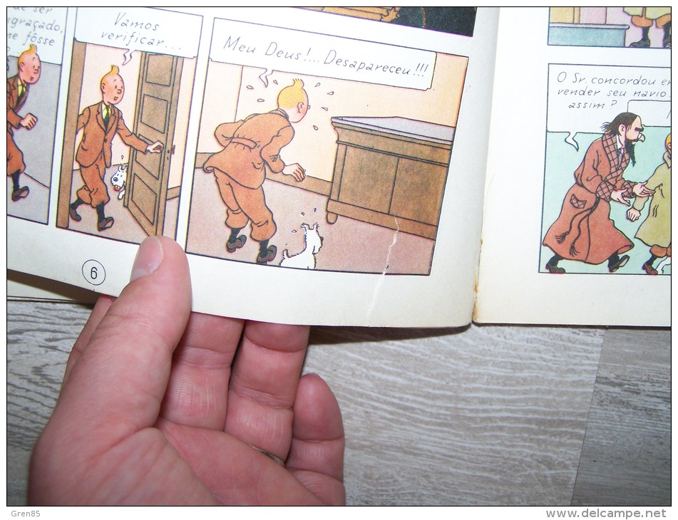 @ BANDE DESSINEE BD HERGE, AS AVENTURAS DE TINTIM, O SOGREDO DO LICORNE ( TINTIN ), DISTRIBUIDORA RECORD, RIO DE JANEIRO