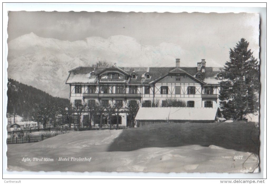 Cpsm " IGLS - Hotel TIROLERHOF "  Circulé Vers Vanves - Igls