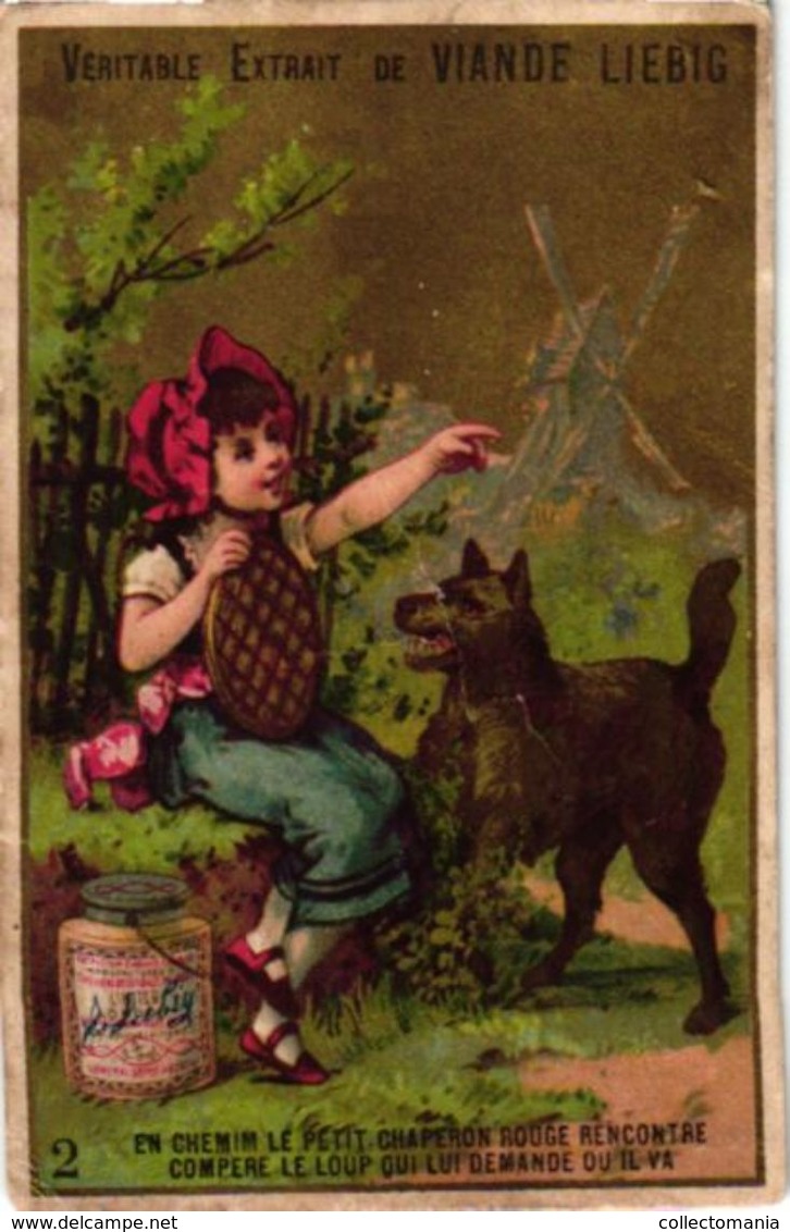 0115 Le Petit Chaperon Rouge ( Conte, Story, Fairy Tale, Wolf, Wulf, Roodkapje ) Liebig 115 Set Complete Litho Chromos - Liebig