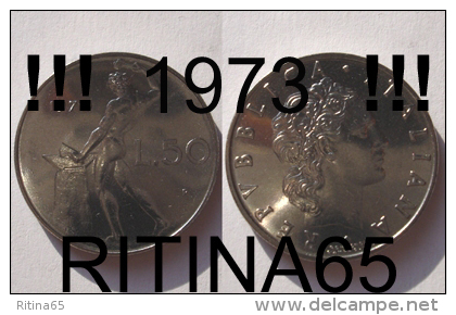 !!! 50 LIRE 1973 FDC " VULCANO " !!! - 50 Liras