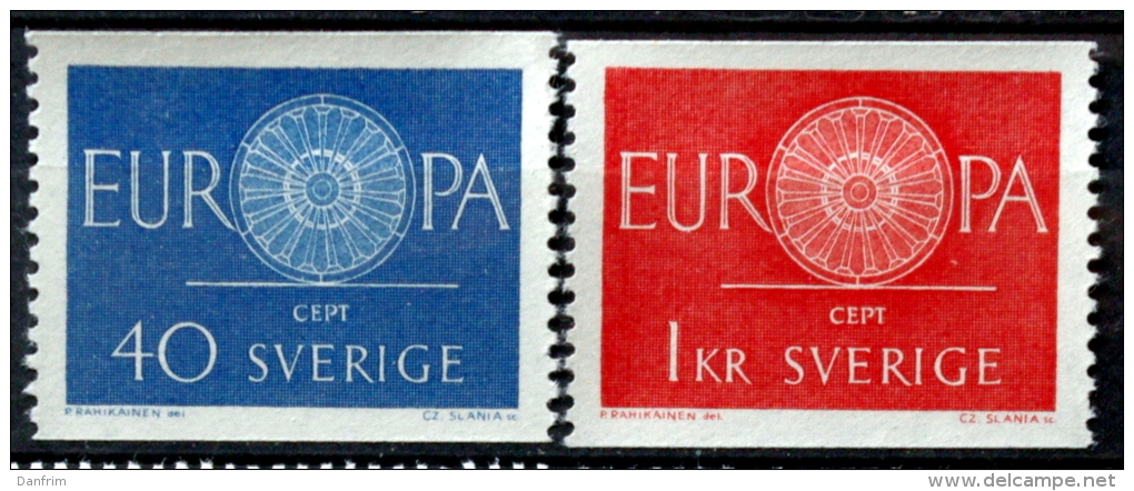 Sweden1960 Europa MiNr.463-64  MNH (**) ( Lot L 2113 ) - Nuevos