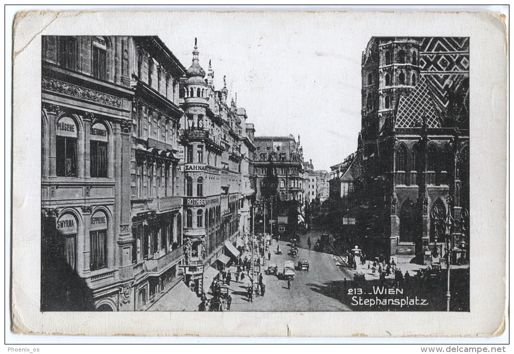 Austria - WIEN, Stephansplatz, 1929. - Vienna Center