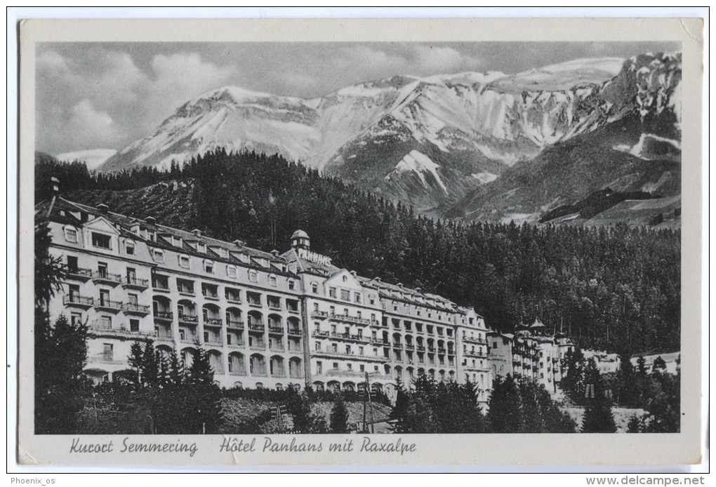 Austria - SEMMERING, Hotel, 1940. - Semmering