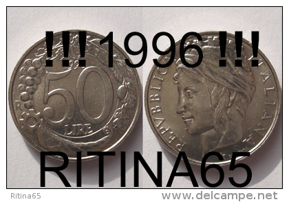 !!! 50 LIRE 1996 FDC " ITALIA TURRITA " !!! - 50 Liras
