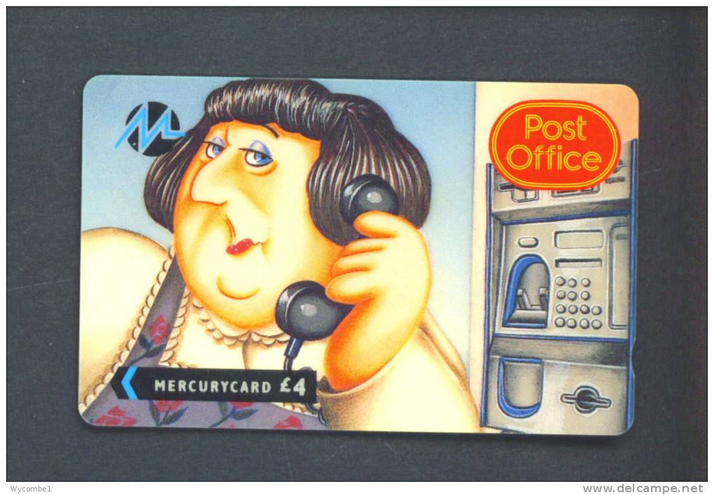 UK  -  Mercurycard Magnetic Phonecard As Scan - [ 4] Mercury Communications & Paytelco