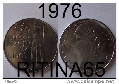 !!! 100 LIRE 1976 FDC " MINERVA "  !!! - 100 Lire