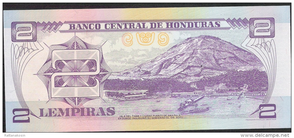 HONDURAS  P80Ad  2 LEMPIRAS 2003  #N   UNC. - Honduras