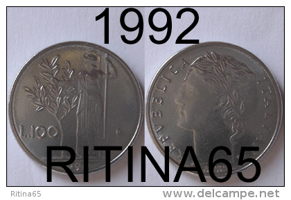 !!! 100 LIRE 1992 FDC " MINERVA " !!! - 100 Lire