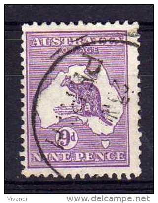 Australia - 1929 - 9d Kangaroo - Used - Oblitérés