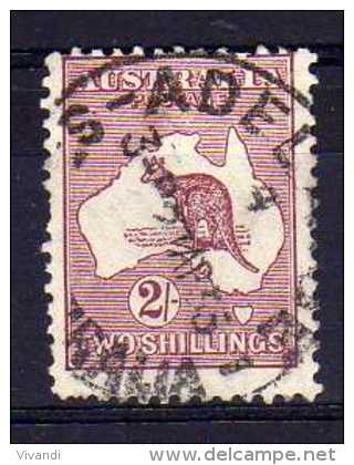 Australia - 1929 - 2 Shilling Kangaroo - Used - Used Stamps