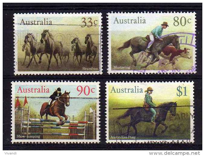 Australia - 1986 - Australian Horses - Used - Oblitérés