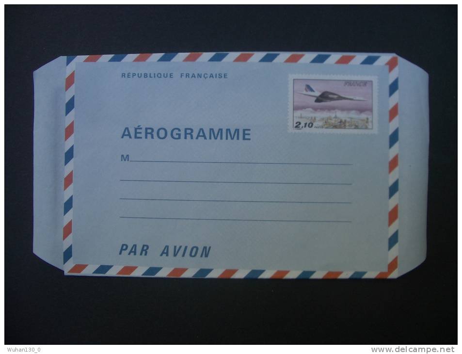 FRANCE  Entiers Postaux De 1977 - 1980  "  Avion CONCORDE   "    N° 1006 - AER - Aérogrammes