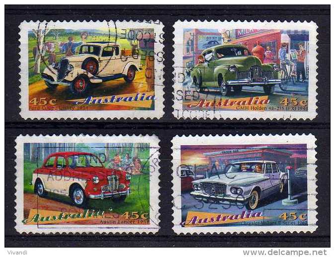 Australia - 1997 - Classic Cars (Perf 11½) - Used - Oblitérés