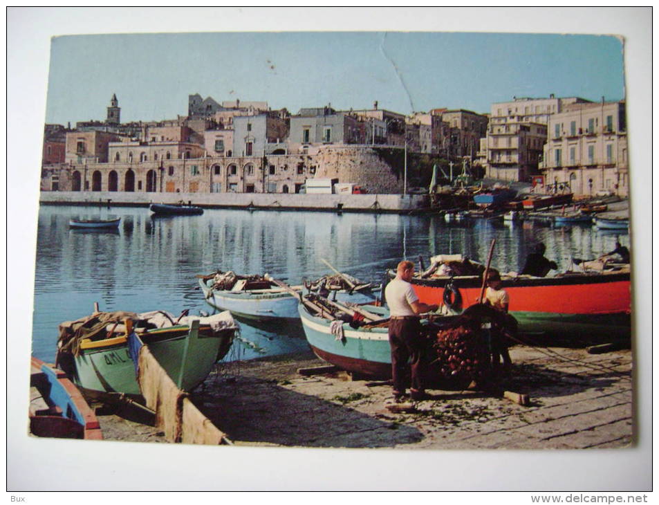 BISCEGLIE   PORTO PECHE      PUGLIA    VIAGGIATA  COME DA FOTO - Bisceglie