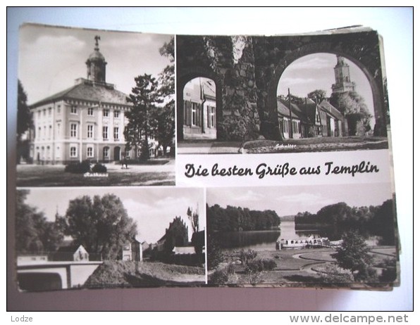 Duitsland Deutschland DDR Brandenburg Templin Mit Grüsse - Templin