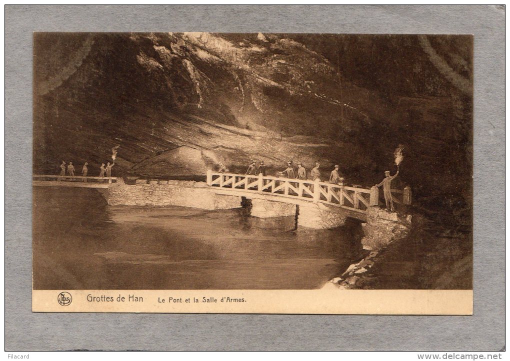 40563     Belgio,     Grottes  De  Han  -  Le  Pont  Et  La  Salle  D"Armes,  NV - Rochefort