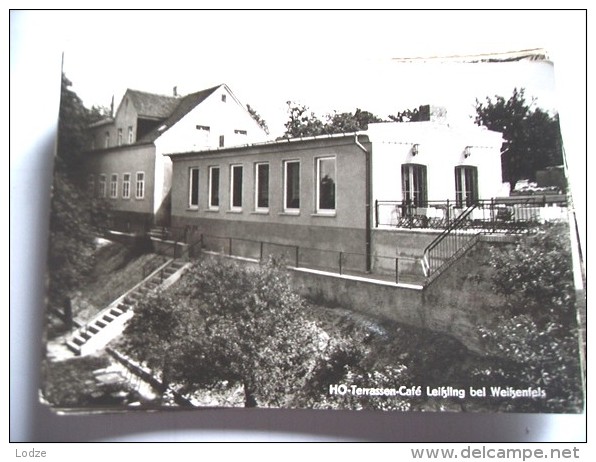 Duitsland Deutschland DDR Sachsen Anhalt Weissenfels Leissling Terrassen Café - Weissenfels