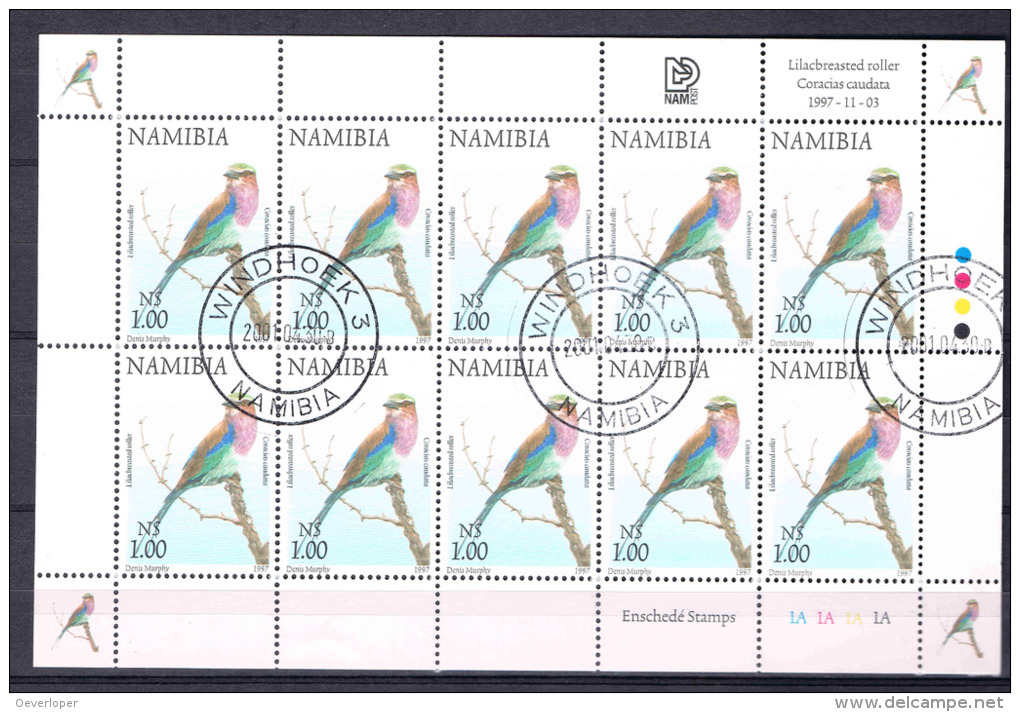 Namibia Birds 1997 Used Sheet - Other & Unclassified